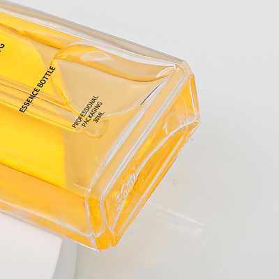 bottiglie di vetro d'imballaggio del siero di forma del quadrato della bottiglia di vetro 30ml con il contagoccia