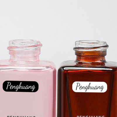 Il vetro dorato della lozione della pompa imbottiglia il verde rosa blu Amber Semi Color Transparent 30ml
