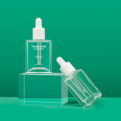 Il contagoccia del siero di rettangolo 15ml di MSDS imbottiglia l'imballaggio dell'olio dell'essenza