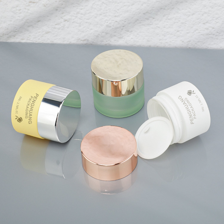 30ml 50ml Cream Glass Jars For Cream Facial Oil Lipstick