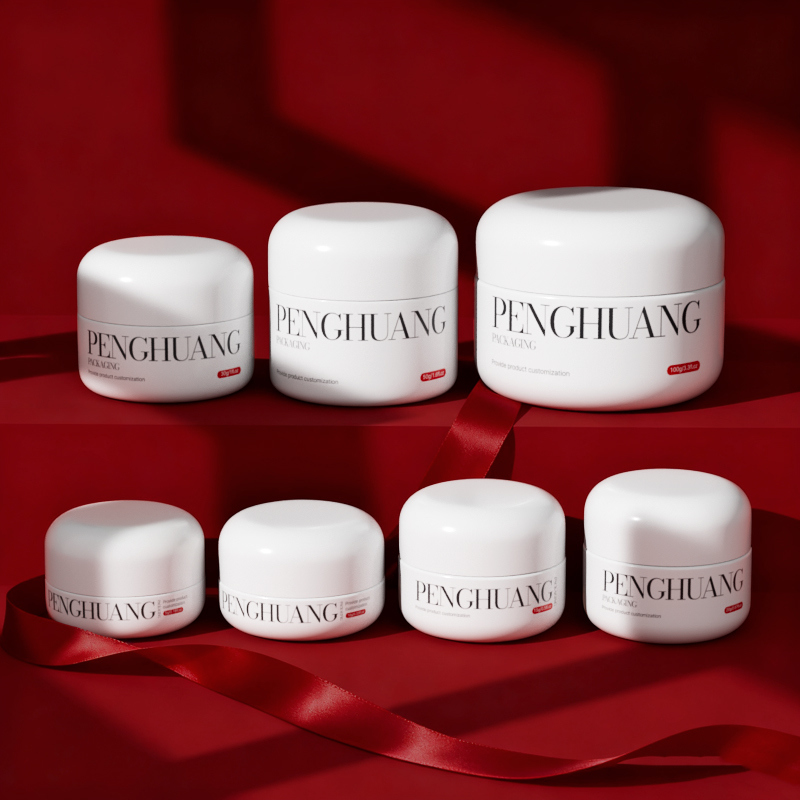 Vasetti di vetro crema personalizzati per balsamo labbra in bianco/trasparente/personalizzato con logo personalizzato e colore/stampa personalizzati