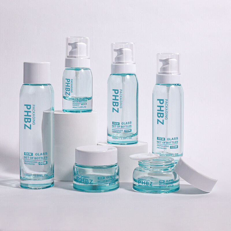 Stampaggio a caldo Set di imballaggio cosmetico personalizzato ODM OEM accettato Progettato per i bisogni di imballaggio e marchio dei prodotti cosmetici