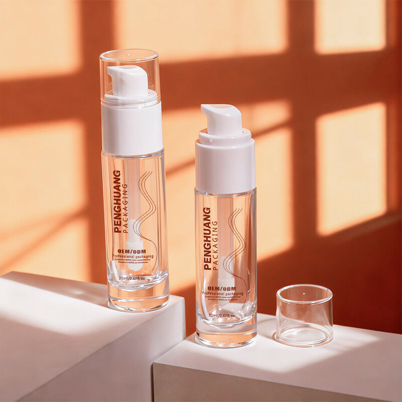 Liquid Foundation Bottiglie di vetro confezionamento cosmetico set con capacità di 30 ml stampa personalizzabile e resistente a perdita design