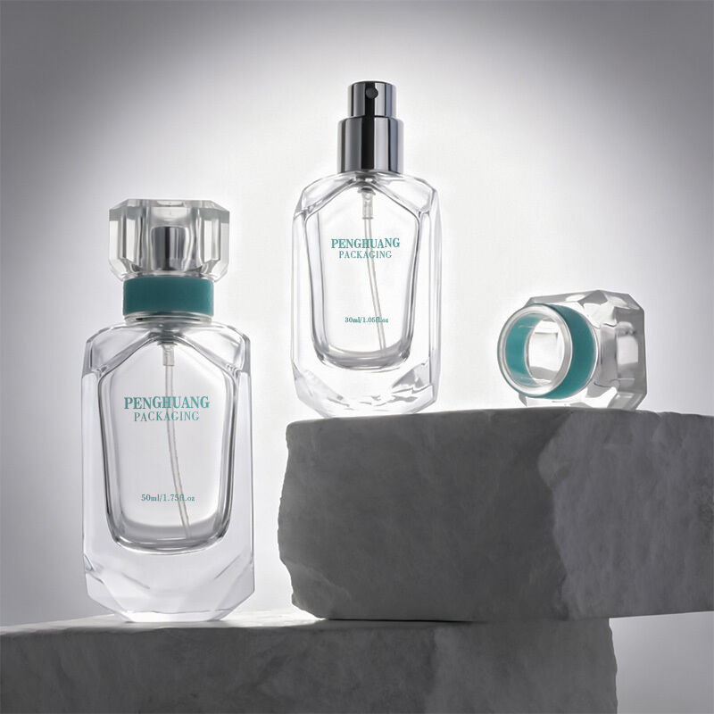 Bottiglie per goccioline di siero che forniscono tappi resistenti alle perdite e corpo in vetro resistente Perfetto per imballaggi cosmetici e laboratorio