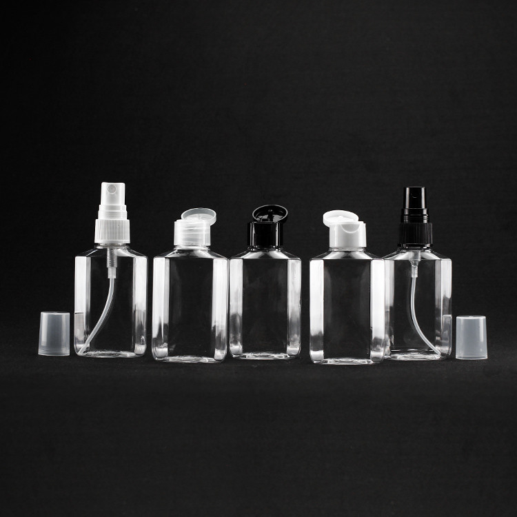 L'indennità cosmetica appanna mini riutilizzabile a forma di ottagonale della bottiglia 60ml dello spruzzo dell'ANIMALE DOMESTICO