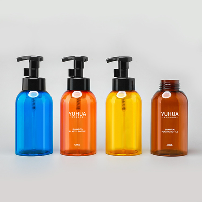 la bottiglia della pompa della schiuma plastica 420ml ha personalizzato il colore e Logo Rainbow Color
