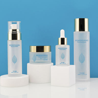 Insieme d'imballaggio cosmetico di lusso dell'OEM con il cappuccio 150ml della palla rotonda