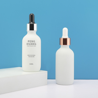 2oz 60ml ha glassato la bottiglia di Boston intorno alla bottiglia di vetro del contagoccia dell'olio per capelli di vetro dell'olio essenziale