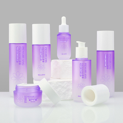 Bottiglia di toner della lozione di trucco del siero di PETG per cura di pelle che imballa MSDS