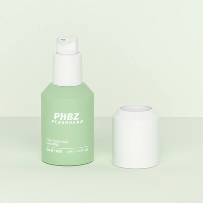 Tipo di sigillatura Pompa di lozione Lozione Bottiglie di vetro semplici ed eleganti per il corpo Lozione olio per capelli Siero olio e tonico per il viso