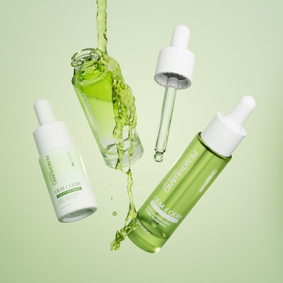 Sero per la cura della pelle Bottiglie per gocce 5ml 10ml 15ml Dimensione campione Bottiglia di olio per capelli