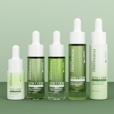 5 ml 10 ml 15 ml Serum di vetro Bottine gocciolanti Bottiglia di vetro per olio essenziale