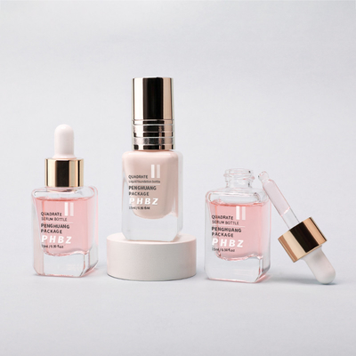 Sero Olio Capelli Bottiglie15 ml Cosmetici Imballaggio Quadrato Liquid Foundation Bottle