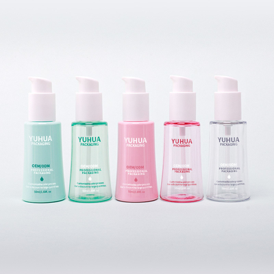 Bottiglia di pompa di lozione per il corpo facciale di plastica 50 ml Bottiglia di siero conico per soluzioni efficaci per la cura della pelle