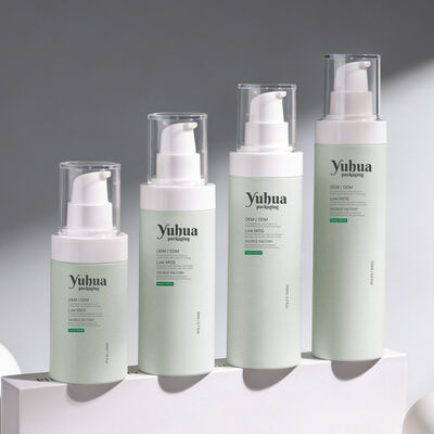 Bottiglie in plastica ecologiche personalizzabili con elevata resistenza agli urti per liquidi cosmetici