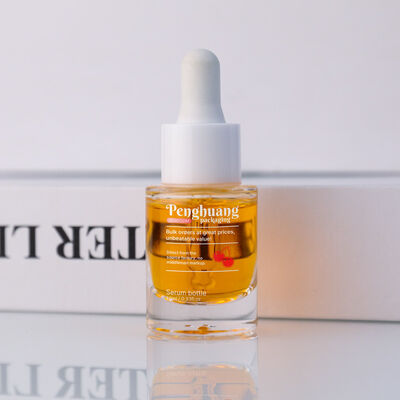 Flaconi contagocce in argento con tappo personalizzato, tipo di chiusura, opzione di confezionamento per cosmetici, cura della pelle e oli essenziali