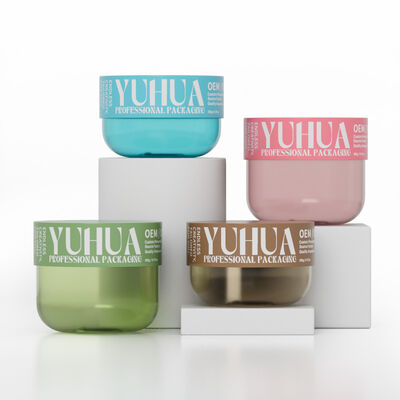 Imballaggio in plastica durevole Bottiglie personalizzabili per lozioni toner cosmetiche contenitori di siero con stampa del logo e certificazione ISO