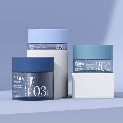 Bottiglie di imballaggio in plastica personalizzabili progettate per contenitori di sieri per lozioni toniche cosmetiche con plastica resistente e personalizzazione del logo
