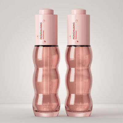 Flaconi contagocce in siero con collare in alluminio e tappo in plastica con bulbo in gomma, ideali per liquidi per la cura della pelle e l'aromaterapia