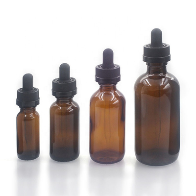 120ml svuotano Amber Glass Bottles 4 bottiglie di vetro del giro di Oz Boston per i prodotti petroliferi