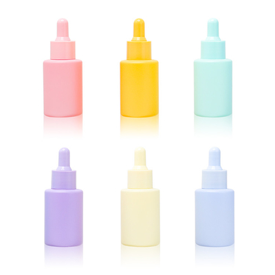 Il siero Matte Glass Dropper Bottle 30ml ha glassato la bottiglia di olio essenziale cosmetica 1oz