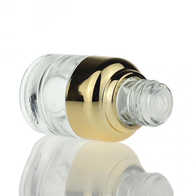 L'alta qualità una spalla di alluminio da 20 ml imbottiglia la bottiglia cosmetica S032 del contagoccia del siero dell'essenza di vetro di cura di pelle