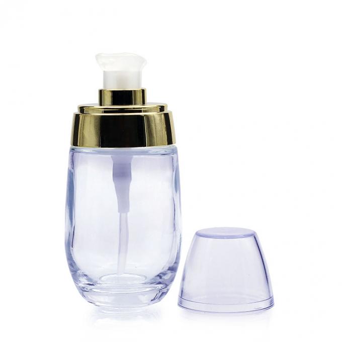 Bottiglia di vetro di lusso del fondamento di buona qualità 60ml/bottiglia della lozione con la pompa