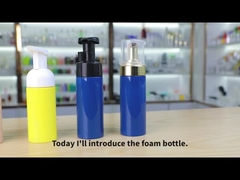 Flacone per pompa in schiuma di plastica personalizzato da 100 ml da 120 ml per sapone detergente per il viso liquido per lavaggio a mano