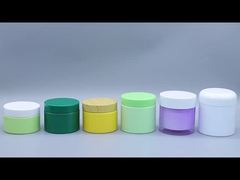 Contenitore di plastica del barattolo glassato grande dimensione con Flip Cover 180ml 240ml 300ml