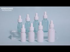 Bottiglia di vetro con contagocce per olio