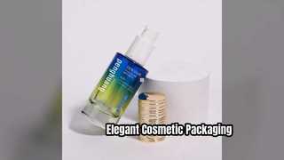 Bottiglie rotonde personalizzate per imballaggi cosmetici di lusso