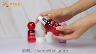 Lussuosa bottiglia di siero rosso da 30 ml